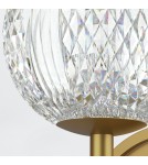 Quintiesse Kinkiet LED Marni Naturalny mosiądz Elstead Lighting QN-MARNI-1WB-NBR