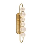 Quintiesse Kinkiet LED Marni Naturalny mosiądz Elstead Lighting QN-MARNI-6WB-NBR
