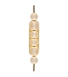 Quintiesse Kinkiet LED Marni Naturalny mosiądz Elstead Lighting QN-MARNI-6WB-NBR