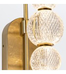 Quintiesse Kinkiet LED Marni Naturalny mosiądz Elstead Lighting QN-MARNI-6WB-NBR