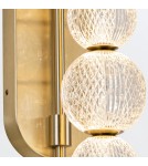 Quintiesse Kinkiet LED Marni Naturalny mosiądz Elstead Lighting QN-MARNI-6WB-NBR