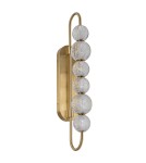 Quintiesse Kinkiet LED Marni Naturalny mosiądz Elstead Lighting QN-MARNI-6WB-NBR