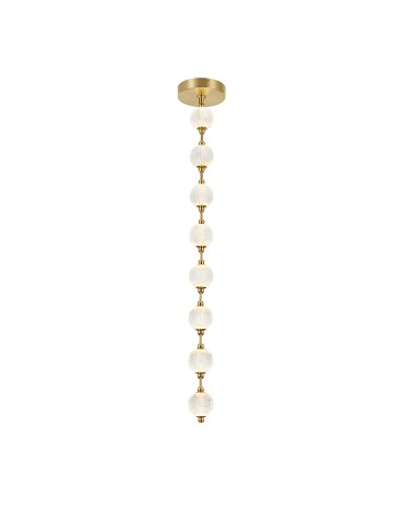Quintiesse Lampa wisząca LED Marni Naturalny mosiądz Elstead Lighting QN-MARNI-8P-148-NBR - product 2