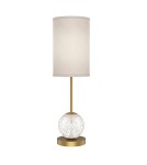 Quintiesse Średnia lampa stołowa LED Marni Naturalny mosiądz Elstead Lighting QN-MARNI-TL-M-NBR