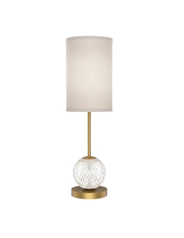 Quintiesse Średnia lampa stołowa LED Marni Naturalny mosiądz Elstead Lighting QN-MARNI-TL-M-NBR