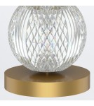 Quintiesse Średnia lampa stołowa LED Marni Naturalny mosiądz Elstead Lighting QN-MARNI-TL-M-NBR