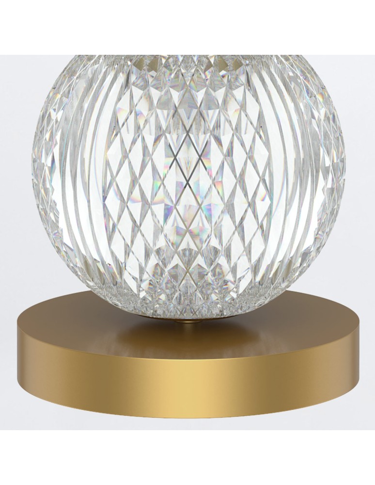 Quintiesse Średnia lampa stołowa LED Marni Naturalny mosiądz Elstead Lighting QN-MARNI-TL-M-NBR