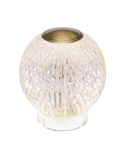 Quintiesse Mała lampa stołowa LED Marni Naturalny mosiądz Elstead Lighting QN-MARNI-TL-S-NBR
