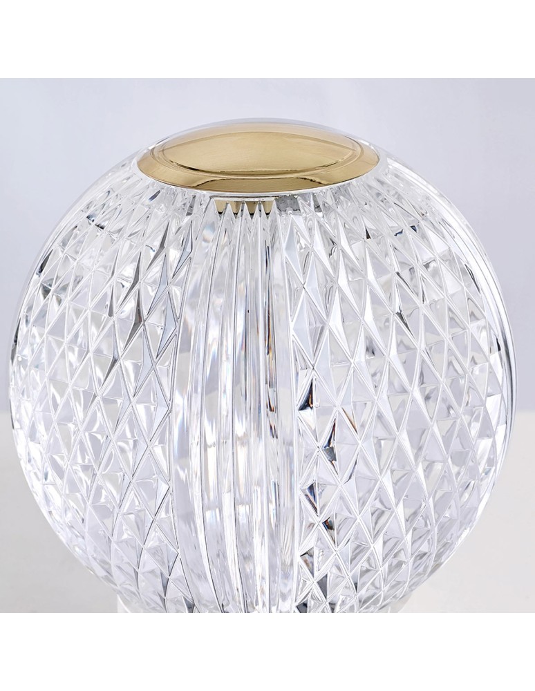 Quintiesse Mała lampa stołowa LED Marni Naturalny mosiądz Elstead Lighting QN-MARNI-TL-S-NBR