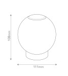 Quintiesse Mała lampa stołowa LED Marni Naturalny mosiądz Elstead Lighting QN-MARNI-TL-S-NBR