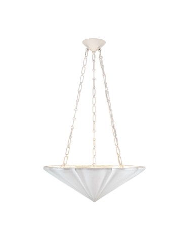 Quintiesse Lampa wisząca Martine 3 źródła światła Antyczna biel Elstead Lighting QN-MARTINE-P-WHT