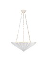 View Quintiesse Lampa wisząca Martine 3 źródła światła Antyczna biel Elstead Lighting QN-MARTINE-P-WHT