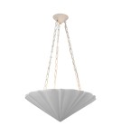 Quintiesse Lampa wisząca Martine 3 źródła światła Antyczna biel Elstead Lighting QN-MARTINE-P-WHT