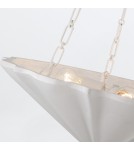 Quintiesse Lampa wisząca Martine 3 źródła światła Antyczna biel Elstead Lighting QN-MARTINE-P-WHT