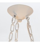 Quintiesse Lampa wisząca Martine 3 źródła światła Antyczna biel Elstead Lighting QN-MARTINE-P-WHT