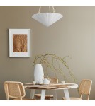 Quintiesse Lampa wisząca Martine 3 źródła światła Antyczna biel Elstead Lighting QN-MARTINE-P-WHT