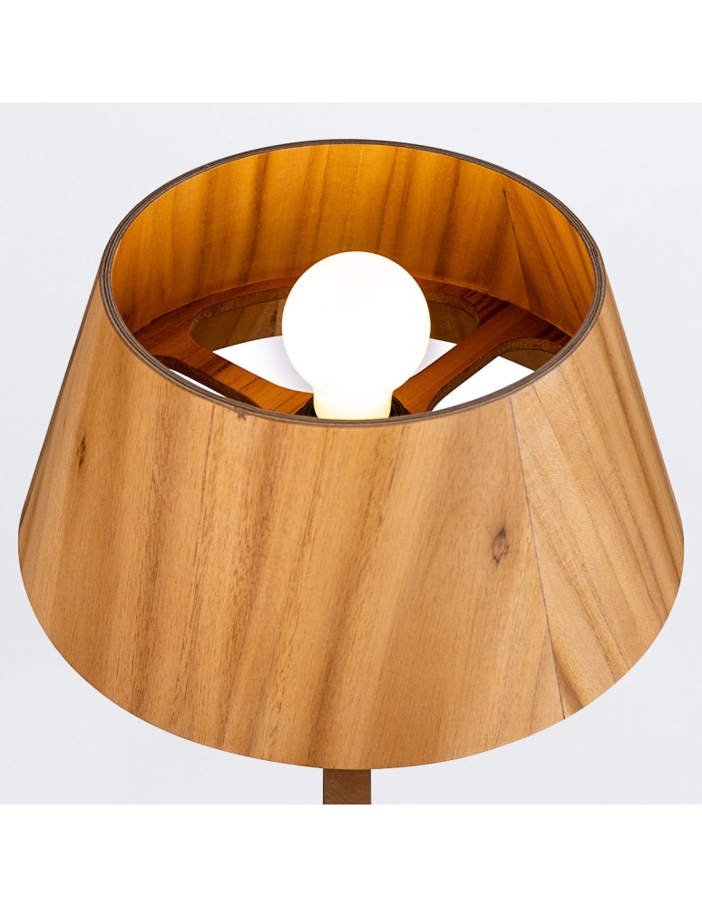 Quintiesse Lampa stołowa Nostalgia Elstead Lighting QN-NOSTALGIA-TL-M-TEAK