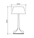 Quintiesse Lampa stołowa Nostalgia Elstead Lighting QN-NOSTALGIA-TL-M-TEAK