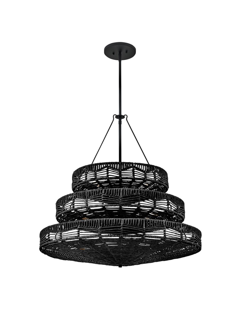 Quintiesse Żyrandol Ophelia 13 źródeł światła Czarny Elstead Lighting QN-OPHELIA-13P-BK-BK
