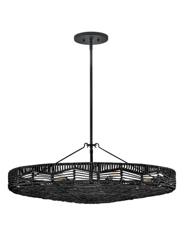Quintiesse Lampa wisząca Ophelia 6 źródeł światła Czarny Elstead Lighting QN-OPHELIA-6P-BK-BK