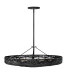 Quintiesse Lampa wisząca Ophelia 6 źródeł światła Czarny Elstead Lighting QN-OPHELIA-6P-BK-BK
