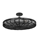Quintiesse Lampa wisząca Ophelia 6 źródeł światła Czarny Elstead Lighting QN-OPHELIA-6P-BK-BK