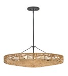 Quintiesse Lampa wisząca Ophelia 6 źródeł światła Czarny, karmelowy beż Elstead Lighting QN-OPHELIA-6P-BK-CAM