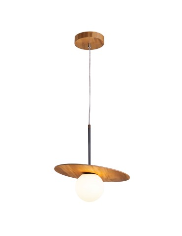 Quintiesse Lampa wisząca Orbit Elstead Lighting QN-ORBIT-P-M-TEAK