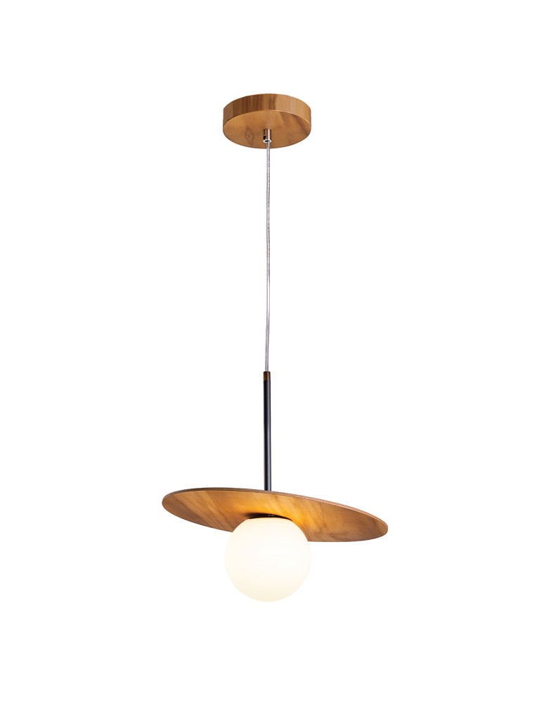 Quintiesse Lampa wisząca Orbit Elstead Lighting QN-ORBIT-P-M-TEAK