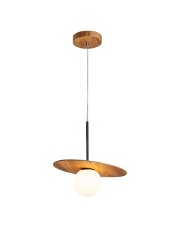 Quintiesse Lampa wisząca Orbit Elstead Lighting QN-ORBIT-P-M-TEAK