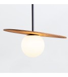 Quintiesse Lampa wisząca Orbit Elstead Lighting QN-ORBIT-P-M-TEAK