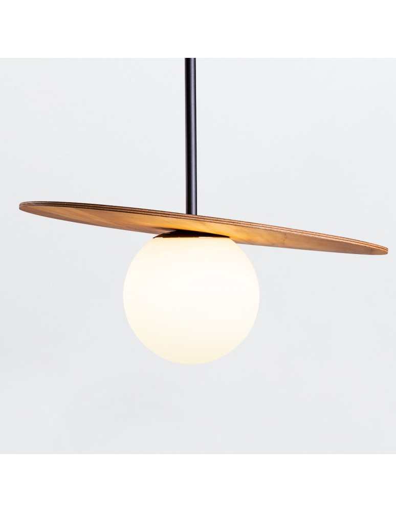 Quintiesse Lampa wisząca Orbit Elstead Lighting QN-ORBIT-P-M-TEAK