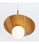 Quintiesse Lampa wisząca Orbit Elstead Lighting QN-ORBIT-P-M-TEAK