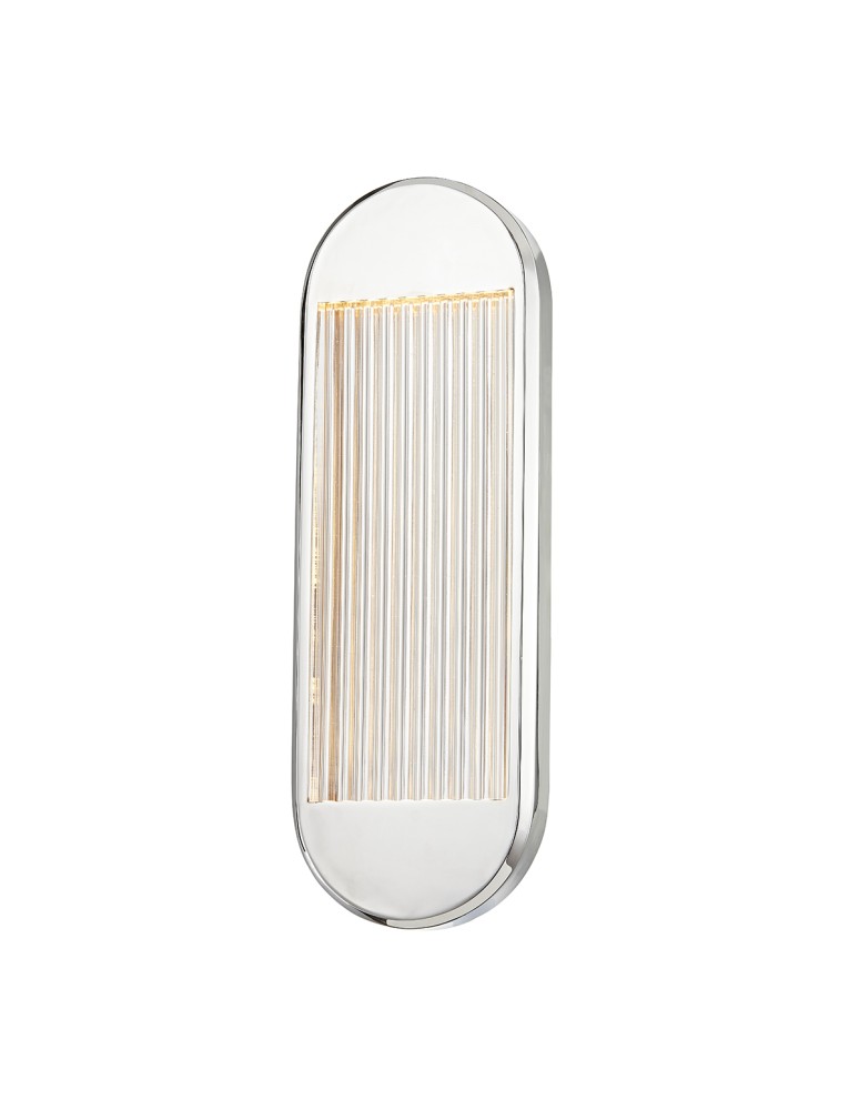 Quintiesse Średni kinkiet LED Palais Polerowany nikiel Elstead Lighting QN-PALAIS-W-M-PN