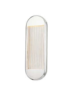 Quintiesse Średni kinkiet LED Palais Polerowany nikiel Elstead Lighting QN-PALAIS-W-M-PN