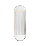 Quintiesse Średni kinkiet LED Palais Polerowany nikiel Elstead Lighting QN-PALAIS-W-M-PN