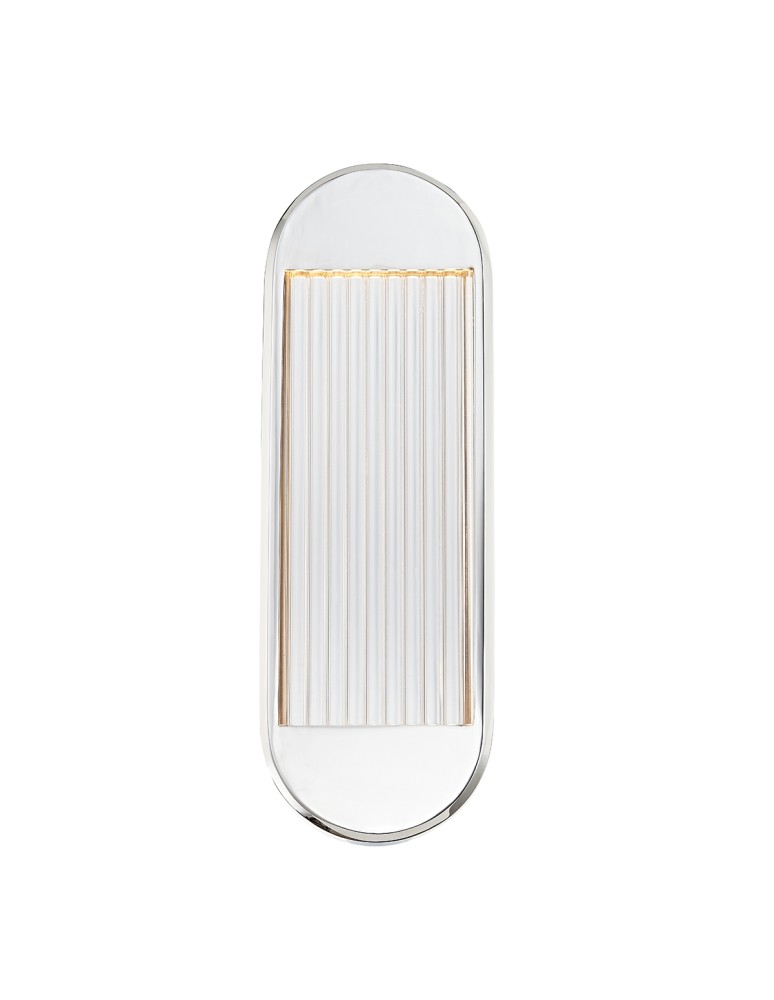 Quintiesse Średni kinkiet LED Palais Polerowany nikiel Elstead Lighting QN-PALAIS-W-M-PN