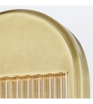 Quintiesse Średni kinkiet LED Palais Vintage mosiądz Elstead Lighting QN-PALAIS-W-M-VBS
