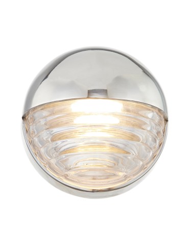 Quintiesse Mały kinkiet LED Palais Polerowany nikiel Elstead Lighting QN-PALAIS-W-S-PN