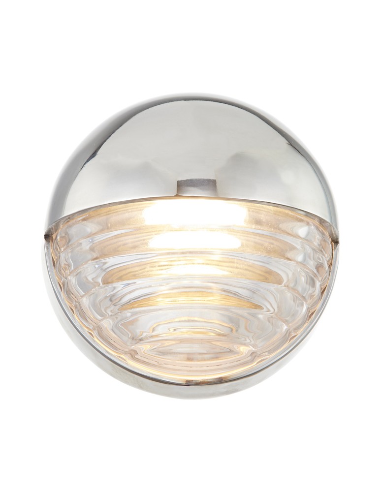 Quintiesse Mały kinkiet LED Palais Polerowany nikiel Elstead Lighting QN-PALAIS-W-S-PN