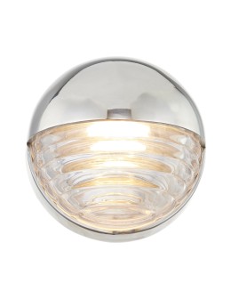 Quintiesse Mały kinkiet LED Palais Polerowany nikiel Elstead Lighting QN-PALAIS-W-S-PN