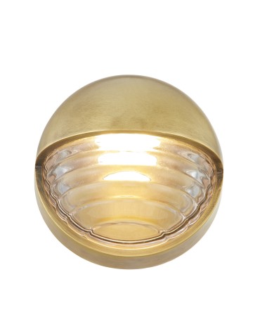 Quintiesse Mały kinkiet LED Palais Vintage mosiądz Elstead Lighting QN-PALAIS-W-S-VBS - product 2