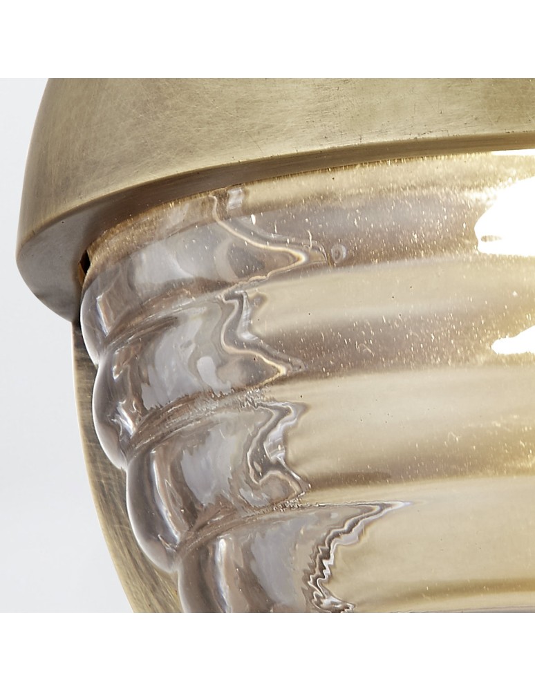 Quintiesse Mały kinkiet LED Palais Vintage mosiądz Elstead Lighting QN-PALAIS-W-S-VBS