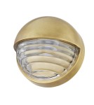 Quintiesse Mały kinkiet LED Palais Vintage mosiądz Elstead Lighting QN-PALAIS-W-S-VBS