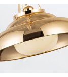 Quintiesse Lampa wisząca Palmetto 1 źródło światła Polerowany mosiądz Elstead Lighting QN-PALMETTO-P-M-PB