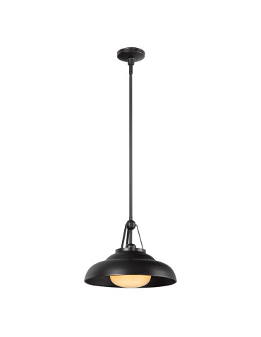 Quintiesse Lampa wisząca Palmetto 1 źródło światła Miejski brąz Elstead Lighting QN-PALMETTO-P-M-UBZ