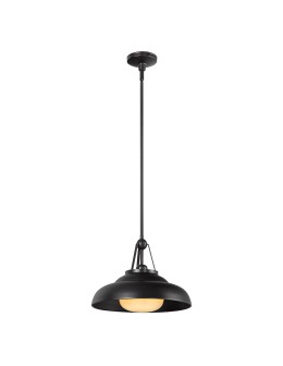 Quintiesse Lampa wisząca Palmetto 1 źródło światła Miejski brąz Elstead Lighting QN-PALMETTO-P-M-UBZ