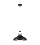 Quintiesse Lampa wisząca Palmetto 1 źródło światła Miejski brąz Elstead Lighting QN-PALMETTO-P-M-UBZ