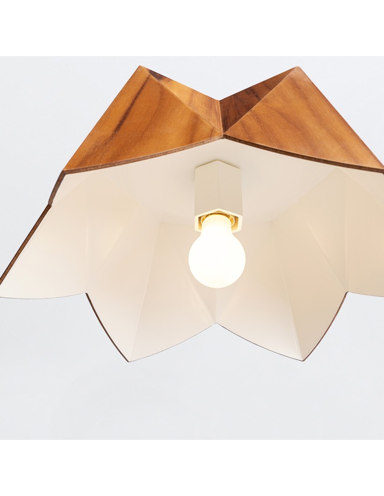 Quintiesse Lampa wisząca Physalis Elstead Lighting QN-PHYSALIS-P-M-TEAK