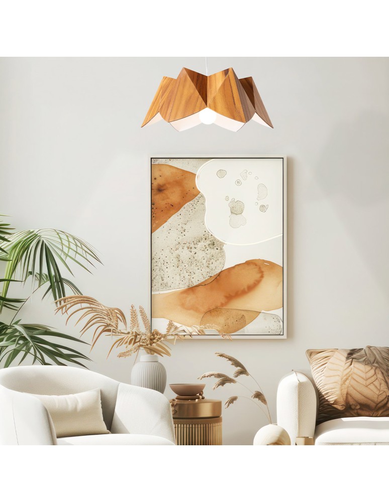 Quintiesse Lampa wisząca Physalis Elstead Lighting QN-PHYSALIS-P-M-TEAK